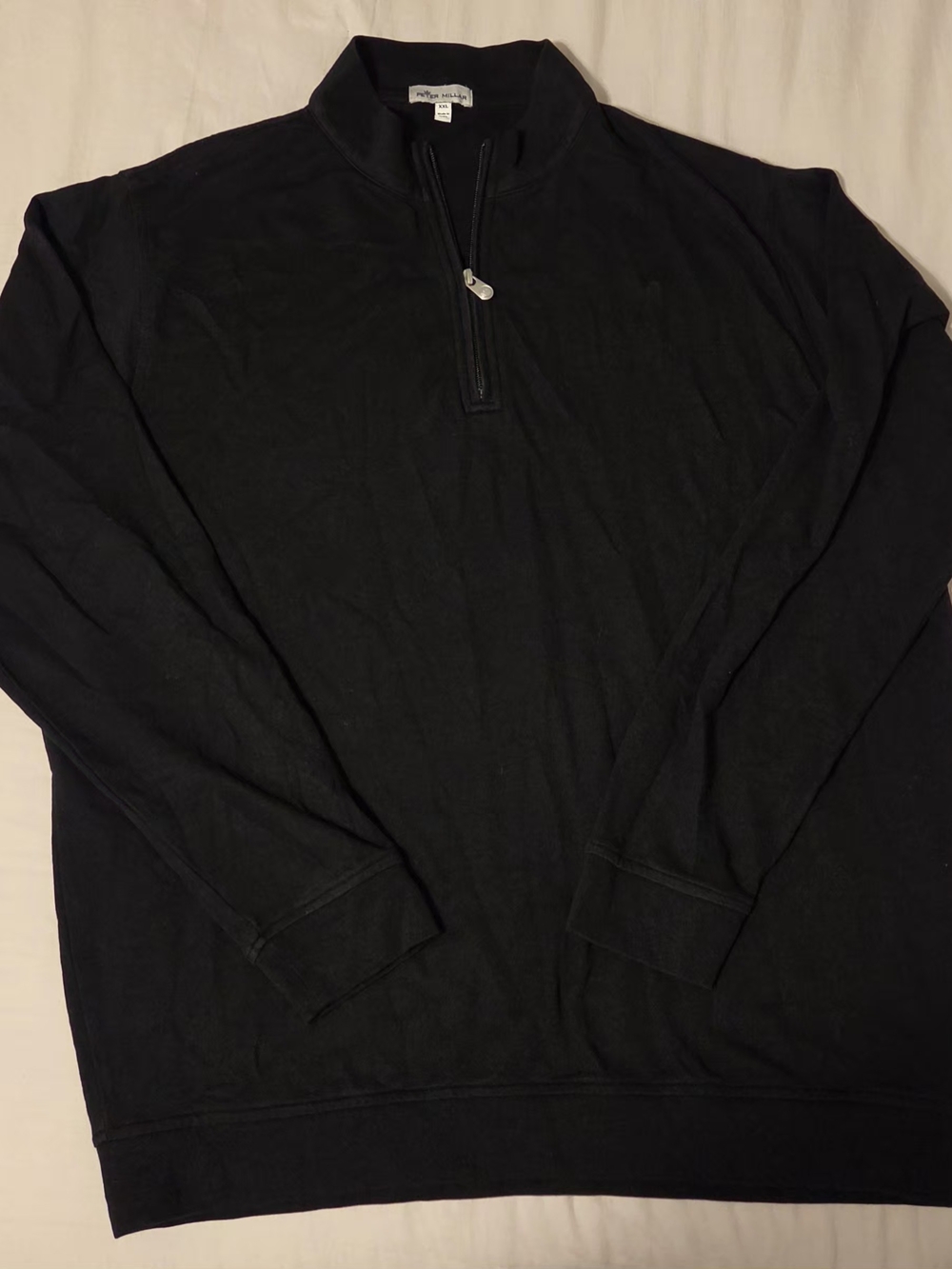 Men's Black Quarter-Zip Sweater - Unbranded